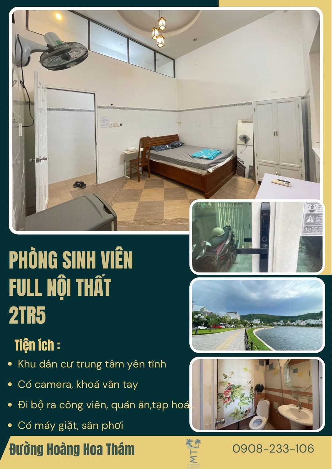 Жильё в Hoàng Hoa Thám, Вунгтау — $96/мес, фото 1